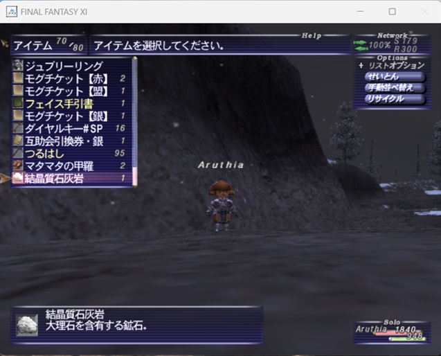 Aru結晶質石灰岩ゲット20260611